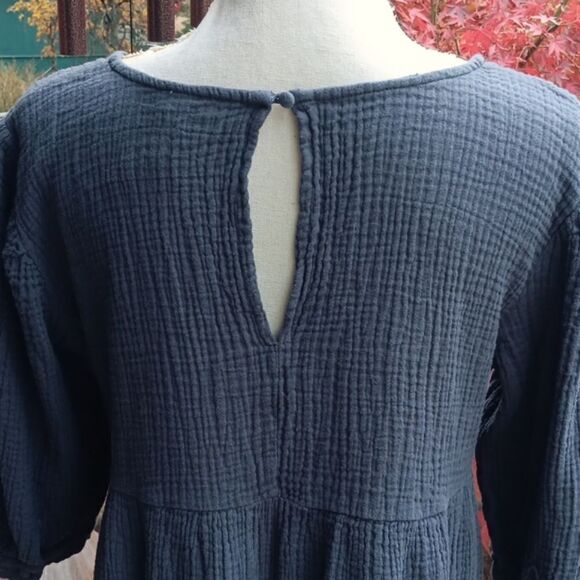 Umgee Embroidered Cotton Shift Cottagecore - Picture 6 of 10